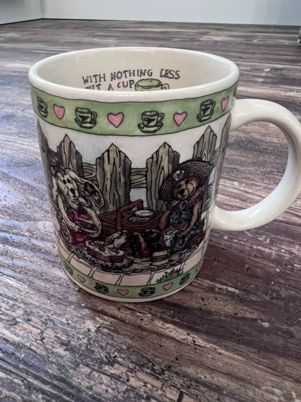 1998 Boyd's Bears Bailey & Emily Forever Friends Tea Mug, Boyd's Collection